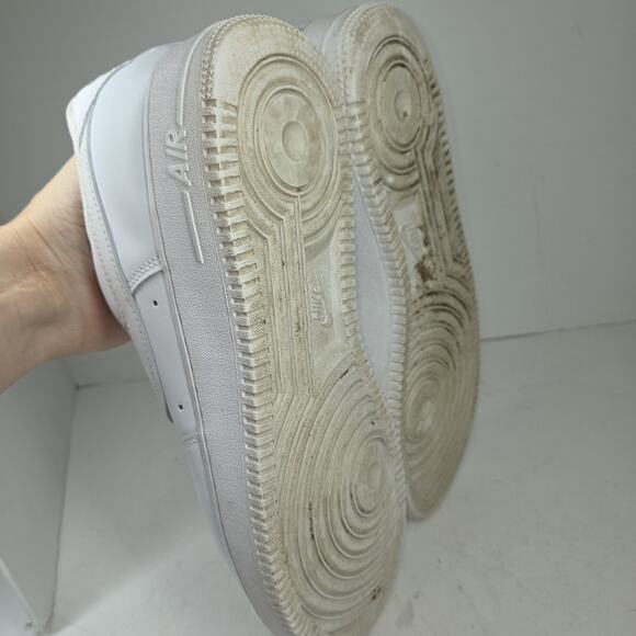 Vtg Nike Air Force Ones 1 Shoes Sneakers Mens White Sz 10 DV0788 104 Y2k 2000s - Picture 11 of 14